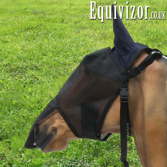 Equivizor Fly Mask (with nose flap and ears) - Cob